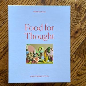 Piecework Puzzles Food For Thought 1000-piece puzzle